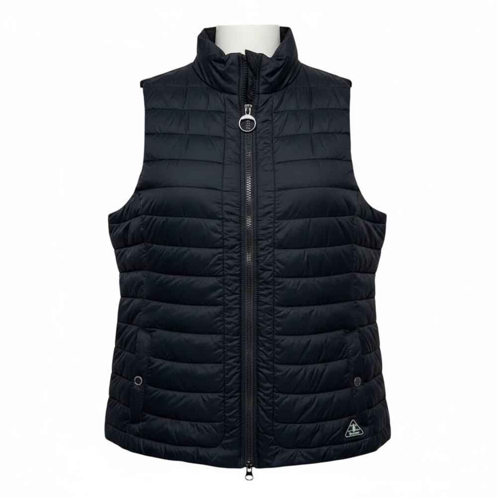 Barbour Black Quilted Puffer Gilet Vest Women US 10